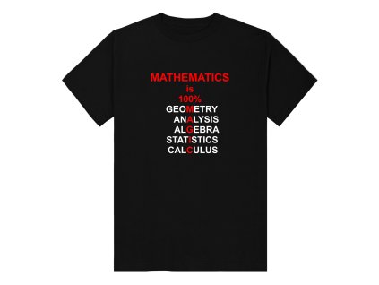 Tričko "mathemagic" - (Farba Čierna, Veľkosť XXL)