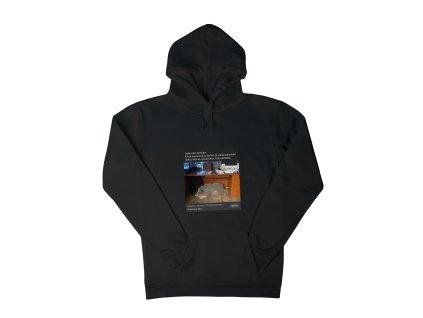 Mikina "stôl" - (Farba Čierna, Veľkosť XXL)