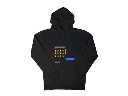 Mikina "to co ma byt" - (Farba Čierna, Veľkosť XXL)