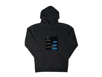 Mikina "vierka" - (Farba Čierna, Veľkosť XXL)