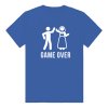 Pánske tričko game over 2 muzske modre
