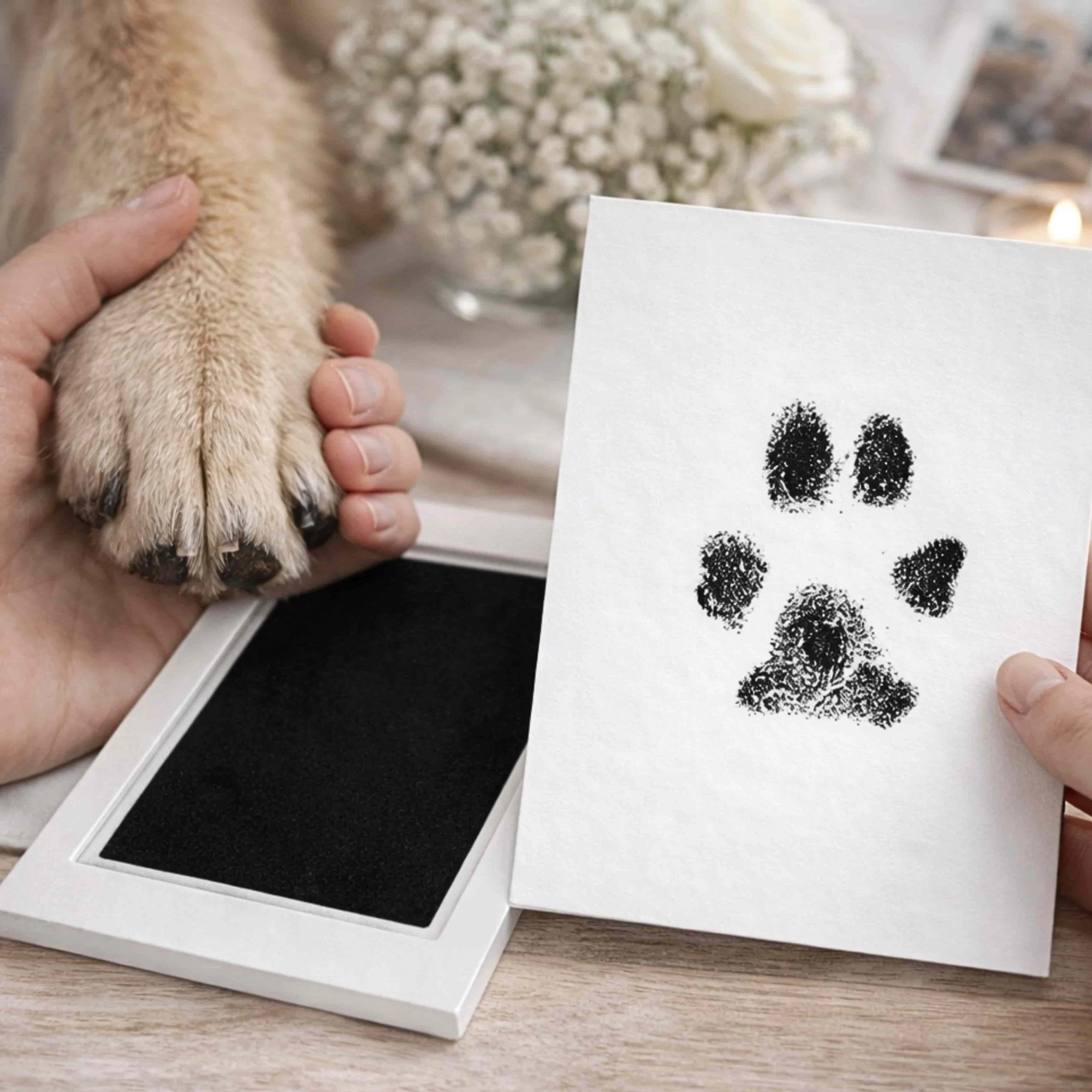 Jak vytvořit otisk tlapky, který zachytí vzpomínku 🐾