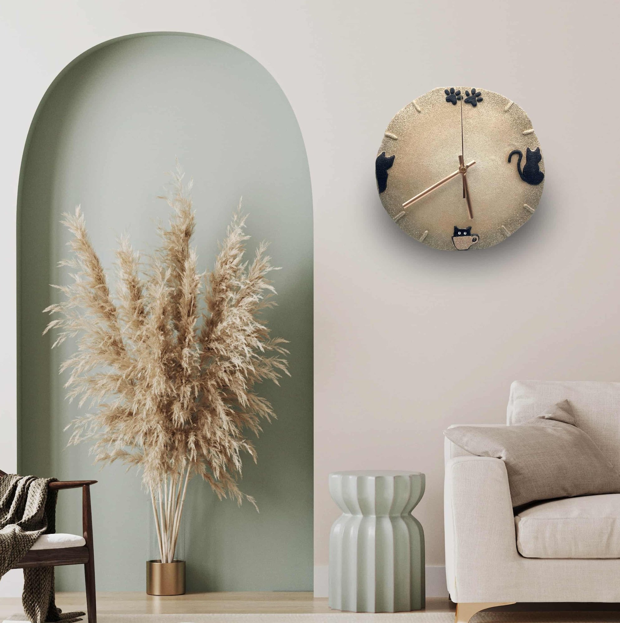 Návod: Jak vyrobit originální kočičí hodiny ze samotvrdnoucí hmoty – krok za krokem