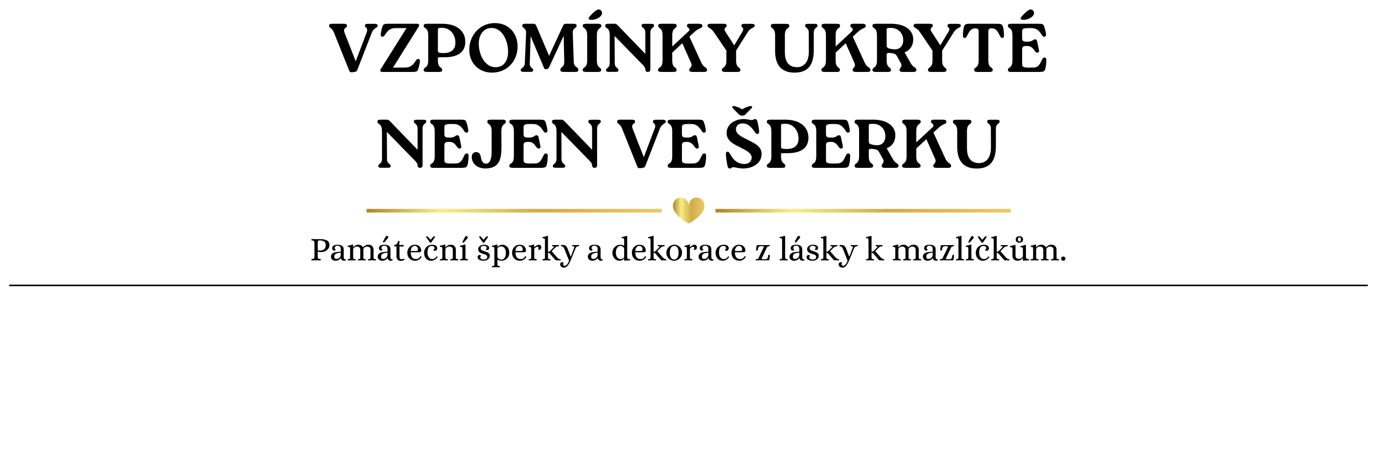 vzpomínkové šperky a dekorace ze srsti mazlíčků