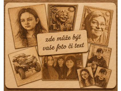 Dřevěná fotografie