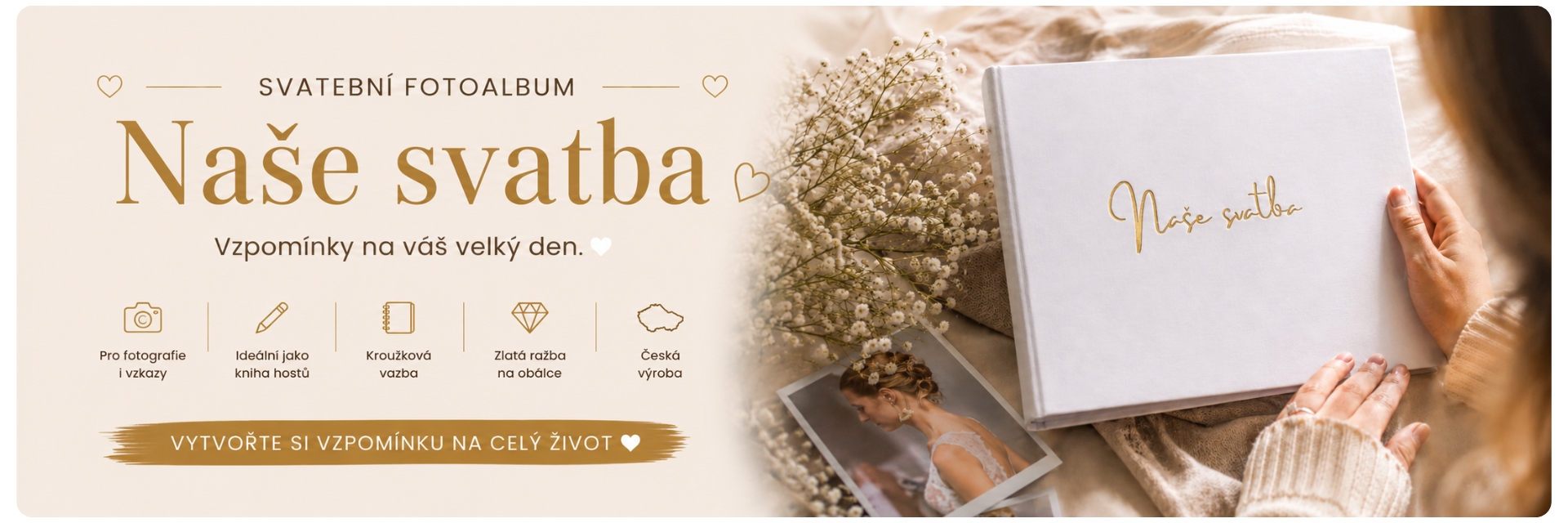 Svatební fotoalbum - album na svatební fotky
