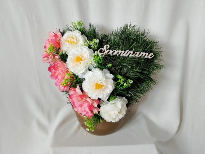 I 028 Srdce pivónia, camelia spomíname