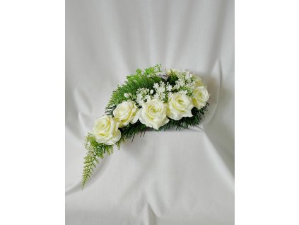 Ikebana srdce ruža