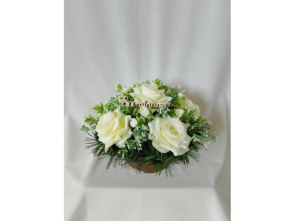 Ikebana ruža "spomíname"
