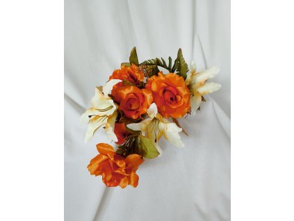 Kytica ľalia, ruža jesenná 2F 59cm