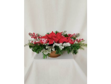 Ikebana vianočná ruža