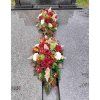 Ikebana na hrob hortenzia, ruža