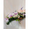 Ikebana pivónia, plamienok