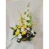 Ikebana narcis, gladiola