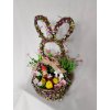 Dekorácia  zajac z prútia