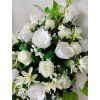 Ikebana biela ruža
