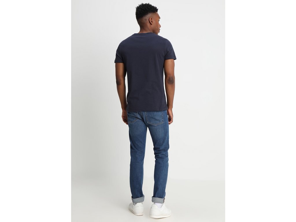 calvin klein jeans core institutional logo tee navy4