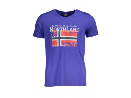 NORWAY 1963 MEN BLUE SHORT SLEEVED T-SHIRT