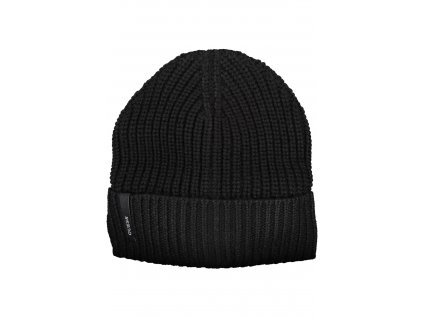 GIUESS JEANS BLACK MEN BEANIE