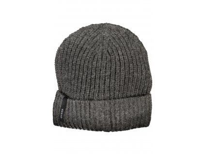 GIUESS JEANS GRAY MEN BEANIE