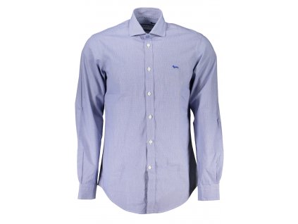 HARMONT &amp; BLAINE MEN LONG SLEEVE SHIRT BLUE