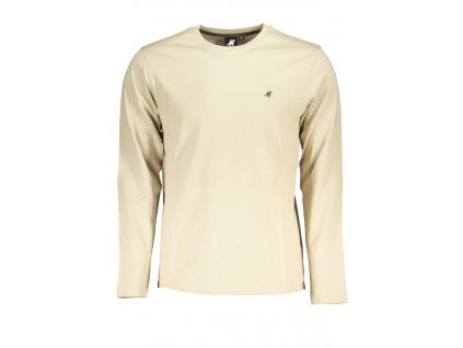 US GRAND POLO MEN LONG SLEEVE T-SHIRT BEIGE