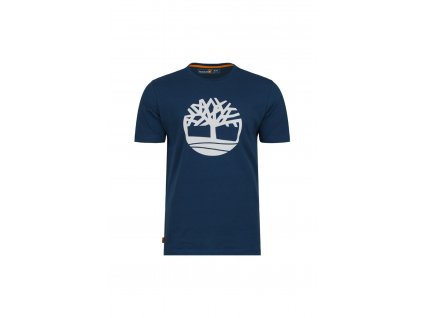 Pánské triko s krátkým rukávem Timberland TB0A2C6S modrý