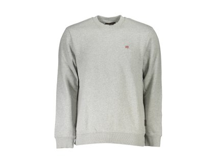 NAPAPIJRI MEN GRAY ZIPLESS SWEATSHIRT