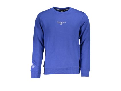 US GRAND POLO MEN BLUE ZIPLESS SWEATSHIRT