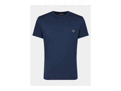 Pánské triko s krátkým rukávem Emporio armani 211818 4R463 modrý