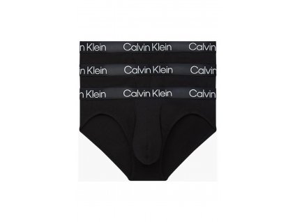 Slipy Calvin Klein 3Pack 000NB2969A černé