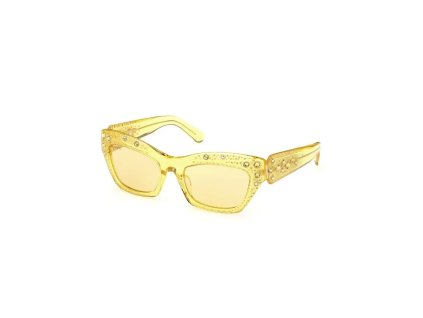 Dámské sluneční brýle SWAROVSKI žluté - SK0380-5539J