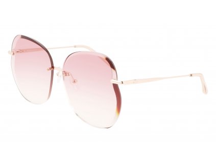 Dámské sluneční brýle LONGCHAMP růžové zlato - LO160S716