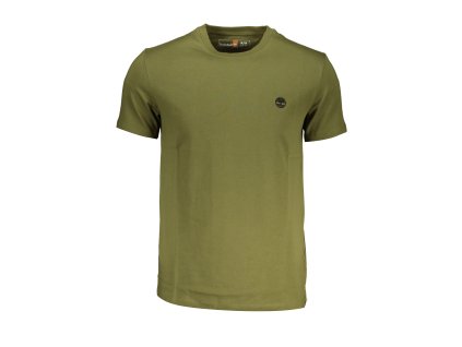 TIMBERLAND GREEN MEN SHORT SLEEVED T-SHIRT