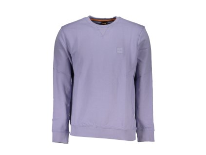 HUGO BOSS MEN PURPLE ZIPLESS SWEATSHIRT