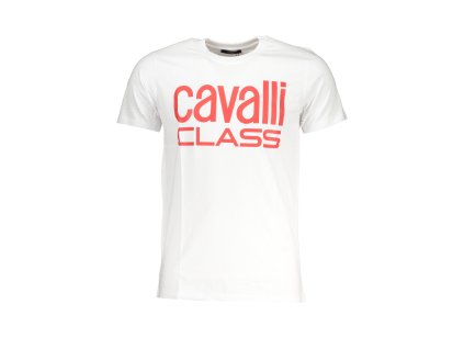 CAVALLI CLASS MEN SHORT SLEEVED T-SHIRT WHITE