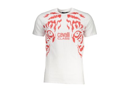 CAVALLI CLASS MEN SHORT SLEEVED T-SHIRT WHITE