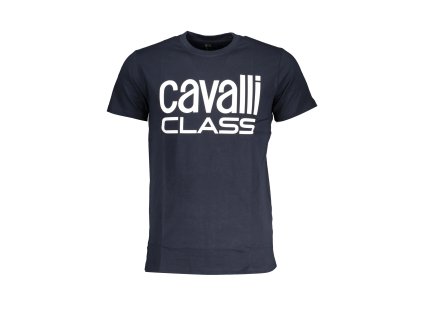 CAVALLI CLASS MEN SHORT SLEEVED T-SHIRT BLUE