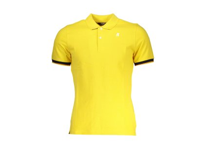 K-WAY YELLOW MEN SHORT SLEEVED POLO SHIRT