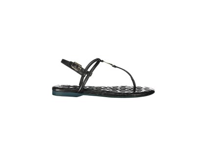 PATRIZIA PEPE BLACK WOMEN SANDAL FOOTWEAR