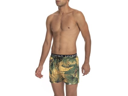 Kostým Iceberg Beachwear ICE3MBS01_YELLOW Žlutá