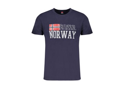 NORWAY 1963 MEN SHORT SLEEVE T-SHIRT BLUE