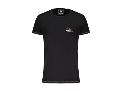 AERONAUTICA MILITARE BLACK MEN OUTDOOR T-SHIRT