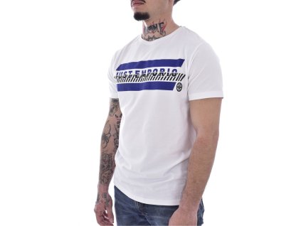 Pánské triko s krátkým rukávem Just Emporio JE-MELIM-01 bílý