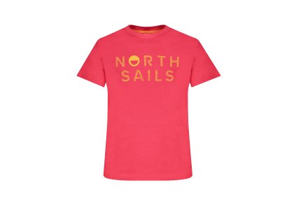 NORTH SAILS SHORT SLEEVED T-SHIRT FOR CHILDREN RED