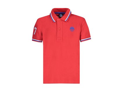 NORTH SAILS SHORT SLEEVED POLO SHIRT FOR KIDS RED