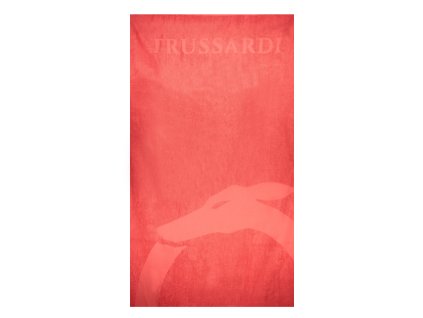 TRUSSARDI JEANS WOMEN BEACH TOWEL RED
