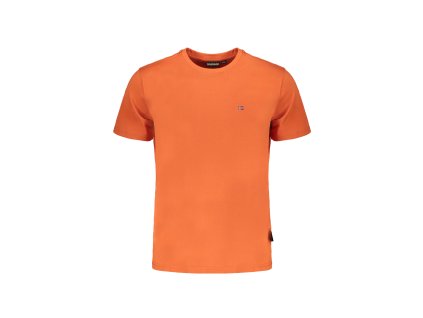 NAPAPIJRI MEN ORANGE SHORT SLEEVE T-SHIRT