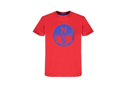 NORTH SAILS SHORT SLEEVED T-SHIRT FOR CHILDREN RED
