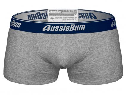 Boxerky AussieBum CottonSoft Sapphire Grey Hipster1